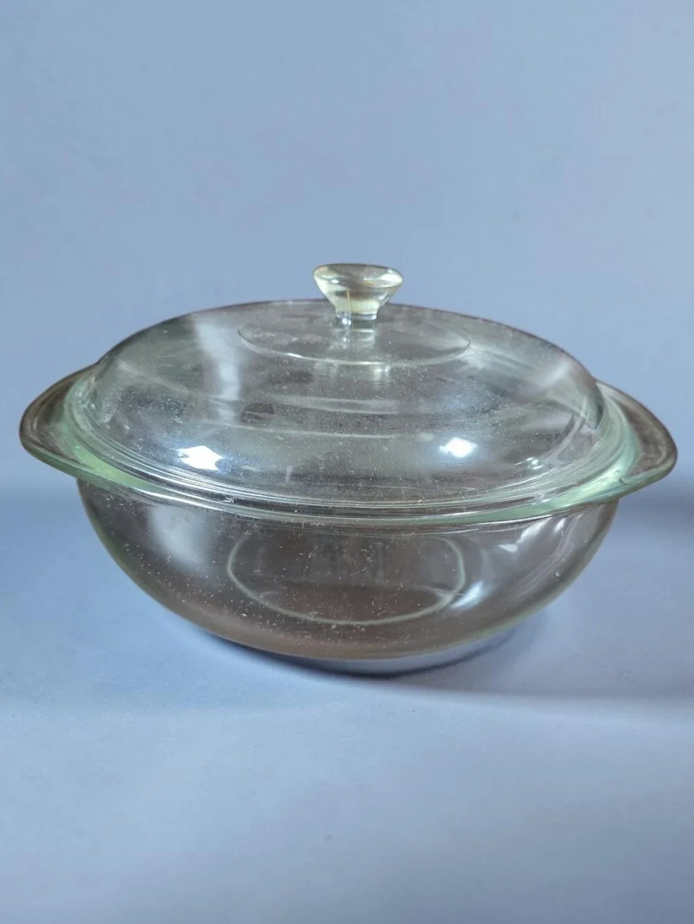 PYREX Clear Glass Covered Casserole Dish